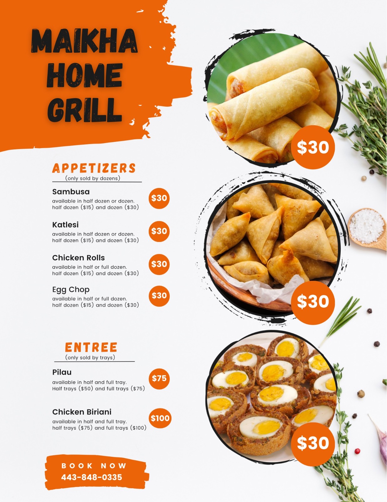 Maikha Home Grill full menu
